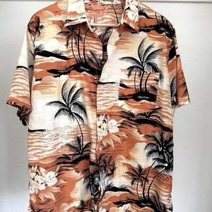 Unisex Hawaiian button up‎